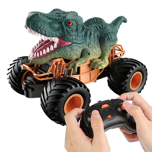 2.4Ghz télécommande <span class=keywords><strong>dinosaure</strong></span> camion <span class=keywords><strong>jouet</strong></span> Spray tout-terrain escalade véhicule Tyrannosaurus RC voiture jouets avec lumière et son Spray - Product Image 1