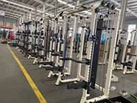 Multifunción Smith Machine Gym Cable ajustable Gym con tríceps/chinning/lat/Row Squat Rack
