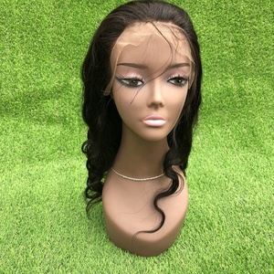 <span class=keywords><strong>150</strong></span> 180 yoğunluk fabrika toptan peruk sırma ön peruk bakire saç bandı insan saçı peruk - Product Image 5