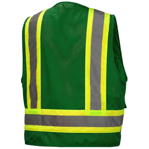 Chaleco de seguridad para obras viales, fabricante profesional, chaleco reflectante de seguridad de alta calidad con tela de malla para trabajos de construcción - Product Image 4