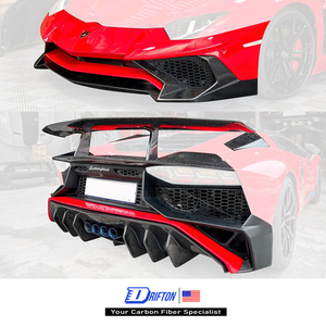 Conversión SV para Lamborghini Aventador: Kits de carrocería de fibra de carbono seca LP700 LP740 LP750, actualización Bold-On - Product Image 1