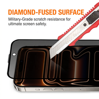 Protection d'écran en verre trempé anti-espion 28 degrés 0,33 mm 2.5D pour iPhone 17 16 15 14 13 12 X Pro Max
