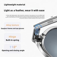 Lunettes caméra IA OEM avec caméra 8MP, traduction IA, appels et notes de réunion pour les voyages d'affaires et les marques de dispositifs connectés intelligents