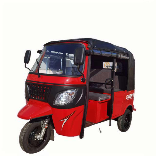 Three Wheel Motorcycle Bajaj Tuk Tuk Rickshaw With TVS Motorcycle China