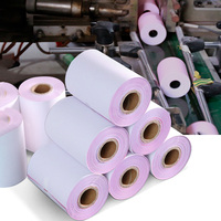 Haute qualité vente chaude 1 couche 76x70mm Double papier offset papier de facture sans carbone continu ordinateur formes papier autocopiant
