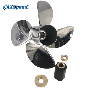 Hélice marine en acier inoxydable <span class=keywords><strong>Suzuki</strong></span> à 4 pales de 15 1/4'' x 26'' pour <span class=keywords><strong>moteur</strong></span> hors-bord de <span class=keywords><strong>150</strong></span> à 300 <span class=keywords><strong>CV</strong></span> - Product Image 2