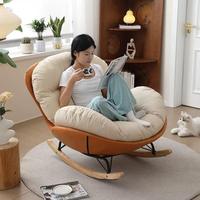 Chaise longue à bascule moderne de luxe pour une seule personne avec œuf Canapé-chaise longue pour chambre à coucher pour salon de luxe Chambre à coucher relaxante
