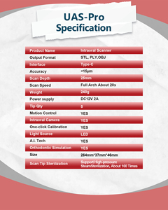 Carro móvil Dental Oral Escáner 3D Escáner intraoral de alta velocidad con escaneo <span class=keywords><strong>CAD</strong></span>/CAM a color real - Product Image 6