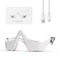 Vente en gros de lunettes de beauté pour les yeux, dissolvant de sacs pour les yeux, lunettes de massage intelligentes pour les cernes, les poches et le soulagement de la fatigue oculaire