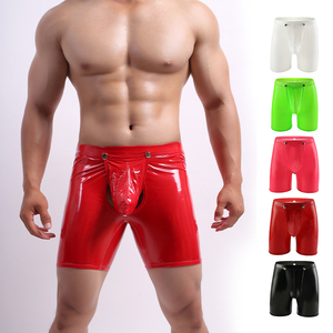 Caleçons boxers sexy pour hommes <span class=keywords><strong>en</strong></span> polyester à ouverture frontale, avec poche U, <span class=keywords><strong>lingerie</strong></span> boutonnée - Product Image 3