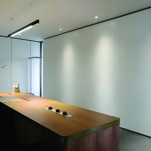 室内オフィスモジュラー木製仕切り鋼板強化ガラス防音部屋仕切りパネルシステム学校ワークショップ用 - Product Image 4