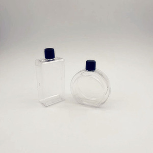 New Nhựa Rỗng Petg 50Ml Mini Nhỏ Rõ Ràng Vòng Vuông Hương Thơm Hương Thơm Khuếch Tán Dầu Hương Thơm Chai Cho Xe Hơi - Product Image 3