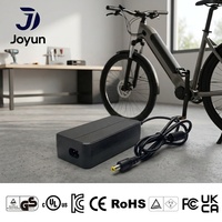 Cargador Rápido de Litio Portátil Inteligente Joyun de 42V 2A, Conector DC 5521, Protección de Seguridad Completa, Modelo LK150-4200200 para Bicicleta Eléctrica de 36V