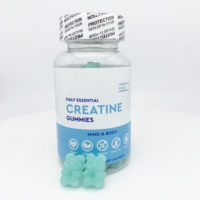Gommes de monohydrate de créatine de soutien de suppléments sportifs OEM soins de santé gommes de créatine sans sucre créatine de marque privée