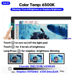 Papan Lampu Desain Logo Label Pribadi A3 A4 A5, Light Box Profesional Ultra Tipis dengan Lampu LED - Product Image 5