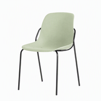 Chaise en feutre recyclé pressé à chaud, fabriquée à partir de bouteilles en plastique post-consommation, forme personnalisée, chaise ergonomique pour la maison et le bureau