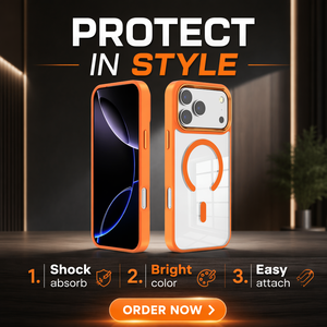 Funda Magnética para Teléfono con Sensación de Piel, Transparente, Antiamarillamiento, Antigolpes, Protectora para <span class=keywords><strong>iPhone</strong></span> 18 Pro / 18 Pro Max - Product Image 5