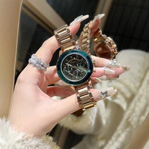 <span class=keywords><strong>Montre</strong></span> à quartz à grand cadran pour <span class=keywords><strong>femme</strong></span>, en acier inoxydable, best-seller <span class=keywords><strong>Amazon</strong></span>, design étudiant à trois aiguilles, pour la mode féminine - Product Image 5