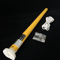 Moteur tubulaire A-OK AM28-1.5/30-ES-EQ 28 mm, batterie rechargeable intégrée, moteur intelligent pour stores enrouleurs