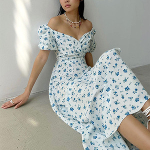 <span class=keywords><strong>Pas</strong></span> <span class=keywords><strong>cher</strong></span> en gros 2023 été Sexy <span class=keywords><strong>robe</strong></span> florale élégante fente col en V <span class=keywords><strong>robe</strong></span> pour les femmes à manches courtes bouffantes <span class=keywords><strong>robe</strong></span> <span class=keywords><strong>longue</strong></span> - Product Image 4