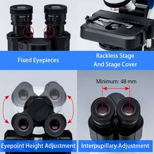 OPTO-EDU A12.0736-B CX23 Binocular Biological Microscope