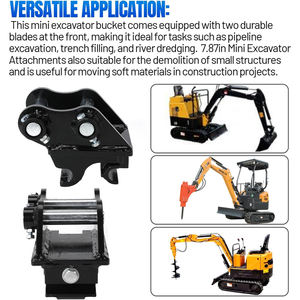Ambizione ODM/OEM Mini accessori per escavatore attacco meccanico a cambio rapido per piccoli scavatori ad accoppiatore rapido da 3 tonnellate di escavatori - Product Image 6