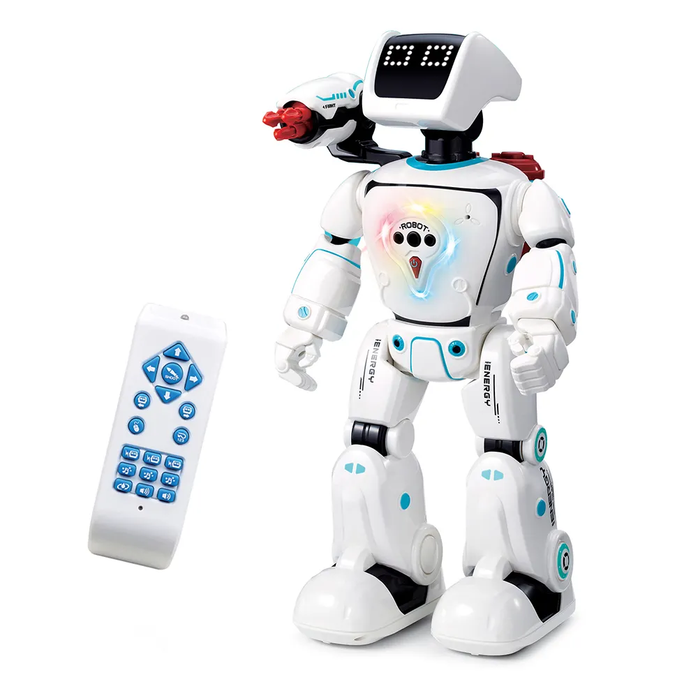 Huiye Amazon Kids Smart Programmable Sensing Touch Gesture Music Dance Gliding Toy LED Intelligent Toy Radio Control Robot Toy