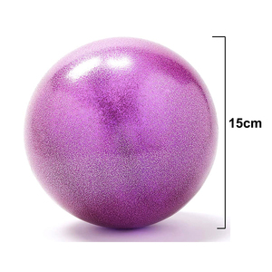 Tùy Chỉnh Dày 5.9 "Long Lanh Thể Dục Nhịp Điệu Thể Dục Bóng 15Cm Khiêu Vũ Thực Hành Tập Thể Dục Đào Tạo Cạnh Tranh Yoga Cân Bằng Pilates Bóng - Product Image 2