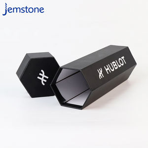 Boîte en carton kraft écologique personnalisée, de forme spéciale, boîte cadeau, tube en papier hexagonal avec fermeture à sécurité enfant - Product Image 2