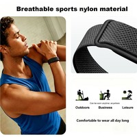 Correa de reloj deportiva de nailon trenzado transpirable al por mayor Win-Win con gancho y bucle para Google Fitbit Air