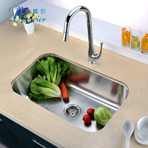 Factory Wholesale 750X450MM Dimensions Size Single Bowl Kitchen Sink - Product Image 6