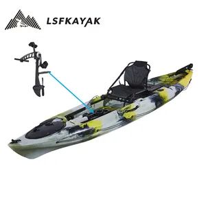 LSF-Pedal de pesca individual de 12 pies, kayak de plástico, venta al por mayor