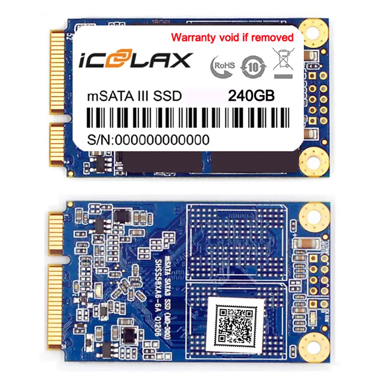 ICOOLAX Hochwertige stabile schnelle SSD 128GB 256GB 480TB Msata 240GB SSD günstiger Preis Interne Festplatte für Laptop-Computer