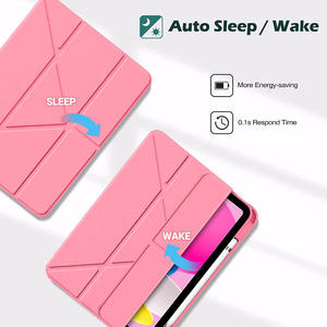 Funda Protectora para iPad 10/11/A16, TPU, Sensación de Cuero PU, Color Puro, Anti-Caídas, para iPad 10.ª/11.ª Generación 2025 - Product Image 3