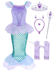 Disfraz de Elsa, Anna, Aurora, <span class=keywords><strong>Merlina</strong></span>, Sofía, Bella, Rapunzel, Jasmine, Halloween, Carnaval - Product Image 5