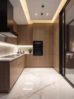 Customizable Modular Hotel Project Contemporary Small Kitchen Sets Mini Kitchen Drinking Water Cabinet Design Apartment Mall