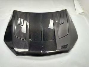 Новый капот из углеродного волокна с заклепками для Mercedes-Benz GLE53/GLE63/GLE450 2020+ LD Engine – универсальная установка, черный, простая установка 1 - Product Image 5