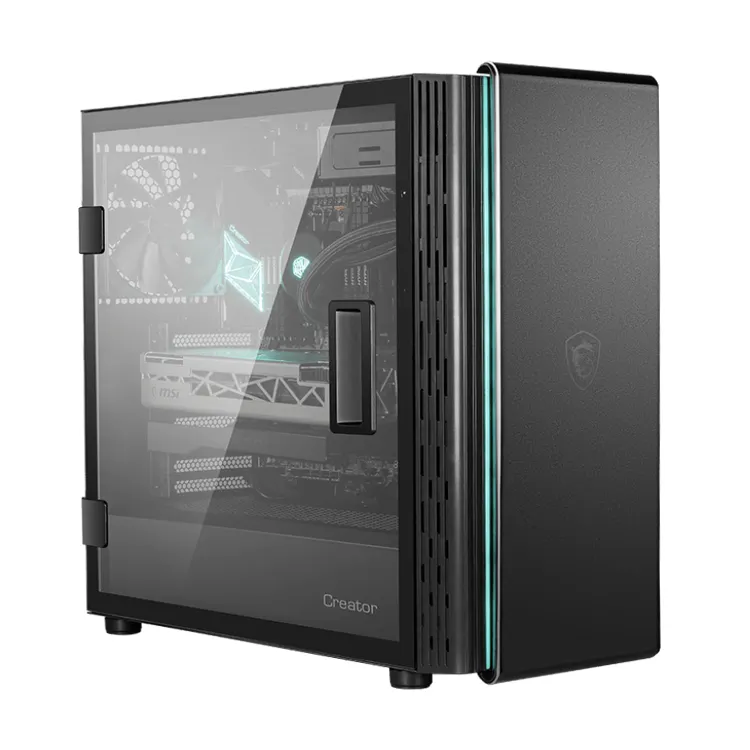 MSI CREATOR 400M Middle Tower PC Case with High-Density Sound-Absorbing Cotton Used for WorkStation