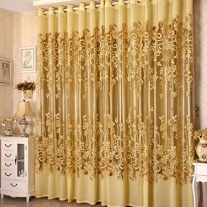 Classico Del Fiore Della Vite Villa <span class=keywords><strong>Arredamento</strong></span> Su Misura Tenda Del Ricamo Del Voile - Product Image 4