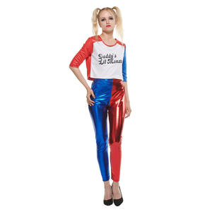 Costume da Clown <span class=keywords><strong>Quinn</strong></span> per Donna Adulta, Travestimento per Halloween e Carnevale, Vendita Calda - Product Image 2