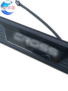 Protector de Umbral de Puerta con Logotipo para TOYOTA COROLLA CROSS 2021, Accesorios Interiores, ABS y Acero Inoxidable Negro, con LED - Product Image 6