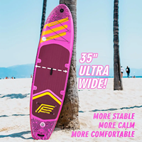 En stock planches de sup gonflables planches à pagaie planche à pagaie debout jeu d'eau surf accessoires standard Isup