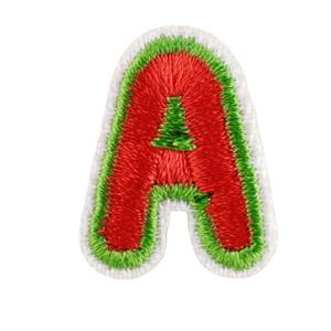 Patchs brodés A-Z, motifs de dessins animés originaux <span class=keywords><strong>en</strong></span> anglais, <span class=keywords><strong>en</strong></span> polyester, <span class=keywords><strong>en</strong></span> forme de <span class=keywords><strong>lettre</strong></span>, accessoires vestimentaires, badges, patchs thermocollants - Product Image 5