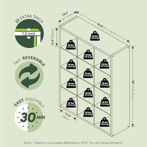 Étagère ouverte verte multifonctionnelle durable à bords lisses, fabriquée sur mesure, pour le <span class=keywords><strong>bureau</strong></span>, la maison, le rangement de fichiers, la décoration - Product Image 3