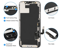 Remplacements d'écrans LCD pour téléphones mobiles 13/14/15/16 Pro Max, écran tactile de haute qualité, Incell, haute définition, large gamme de couleurs