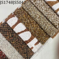 En gros, Tissu chenille écologique tricoté en suède, 100% polyester viscose/polyester, respirant, durable, résistant à l'abrasion, uni