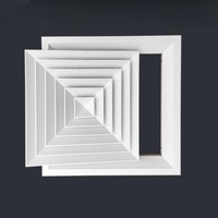 Système de ventilation à forte demande Diffuseur d'air en plastique ABS de haute qualité - Installation facile, montage au sol pour bureau