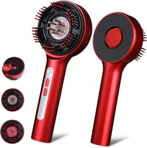 LED Scalp <b>Massager</b> Electric Hair Oil Applicator Comb 3 Color Light Scalp Care Device with 5 Massage Modes - Product Image 1