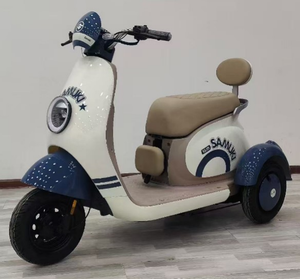Tricycle électrique rétro mignon à 3 roues, scooter de mobilité compact et élégant, la conduite devient plus fluide - Product Image 2