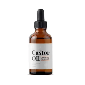 New Arrival Raw material Original Black Castor Oil For Eyelash Eyebrow Hair Growth Private Label Eyelash Growth Castor Oil